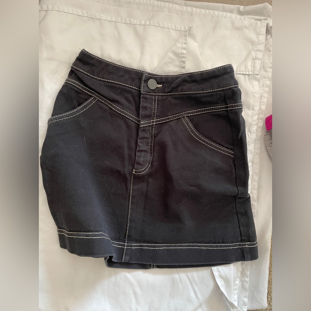 ZARA Denim Mini Skirt | Women’s size S | color Black